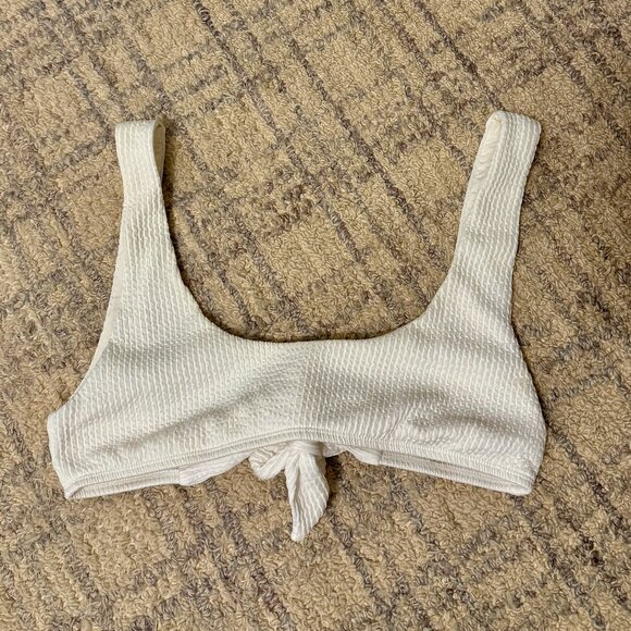 Monday Swimwear White Sand Crinkle Cabo San Lucas Top - Picture 3 of 3